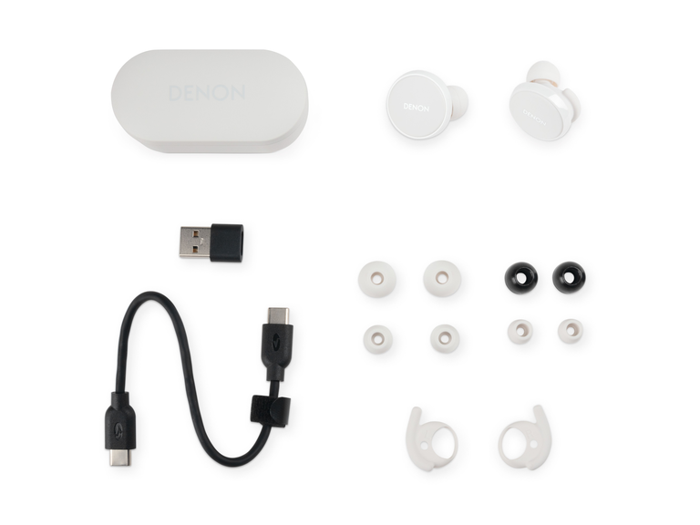 Denon PerL Pro, White, dynamic